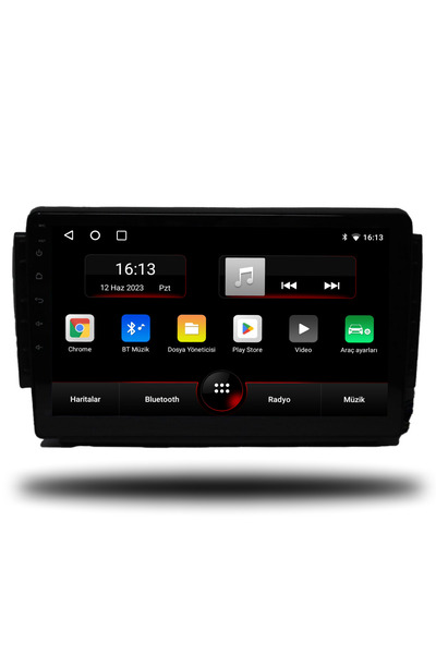 Genel Markalar Peugeot 208 Android Crplay Multimedya 2012-2020 6GB RAM + 128G...