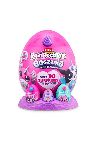 Rainbocorns Mini Eggzania Sürpriz Peluş Mor Boynuz
