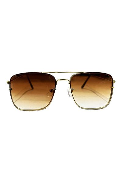 Silvio Monetti Unisex Brown Degrage UV400 Sunglasses -615412