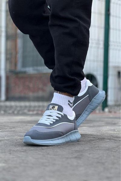 BPM Pantofi sport pentru bărbați, tricotaje gri Wagoon WG062