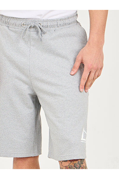 Styli Eco Earth Graphic Printed Melange Oversized Athleisure Shorts