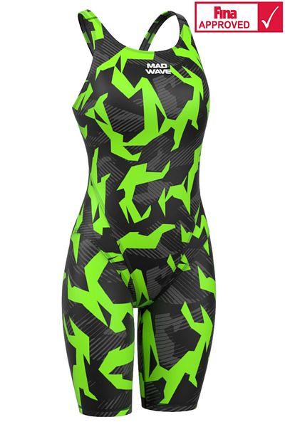 Mad Wave Green Black Bodyshell Women