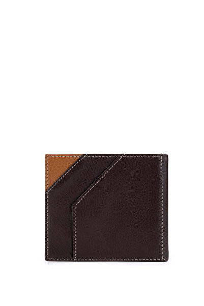 Tamer Tanca Men's Brown Genuine Leather Wallet