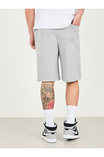 Styli Eco Earth Graphic Printed Melange Oversized Athleisure Shorts