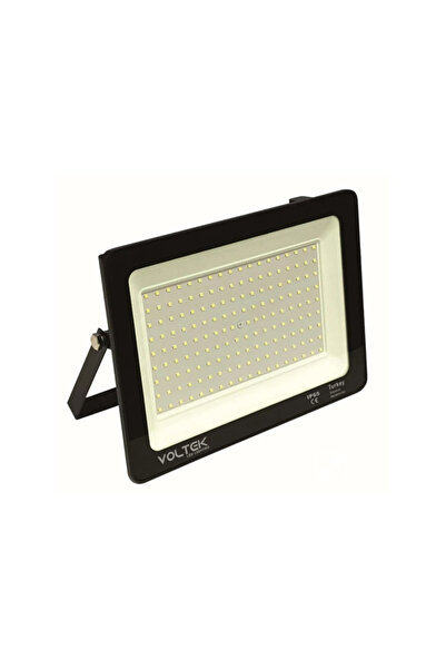 Voltek 100w Slim Led Projektör Armatür / Siyah Kasa - Beyaz Işık