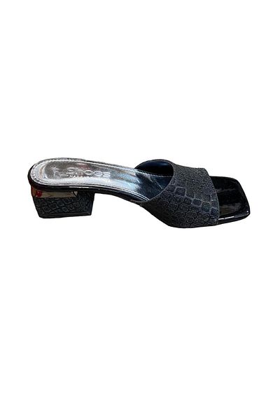 Shoes Women's Glittery Low Heel Slippers