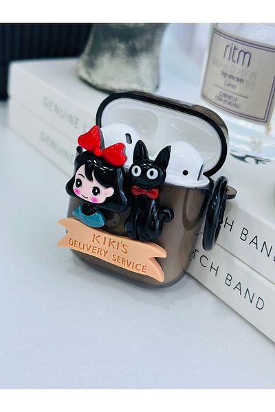 Go Aksesuar Airpods 1st and 2ndGeneration Compatible - Thick Silicone Case with Toy Design