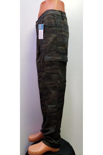 BeyzDenim Large Size 4 Seasonal Camouflage Lycra Cargo Pants