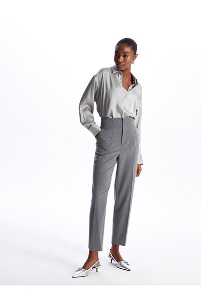 LC Waikiki Carrot Cut Women's Straight Trousers