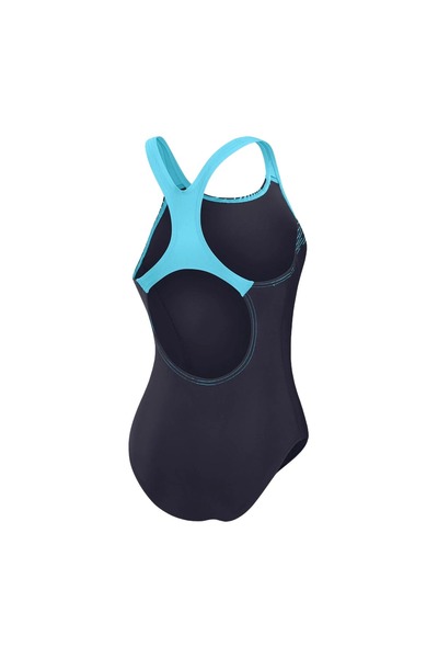 SPEEDO Navy and Blue Medley Women's Swimsuit