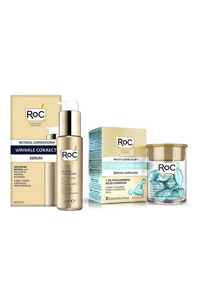 Roc Retinol Correxion - 30ML Serum + 10 Capsules Moisturizing and Vitality