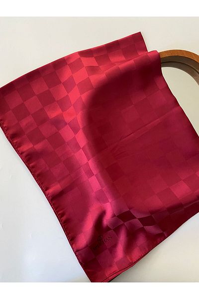 İpekhan Şal cu model în carouri jacquard