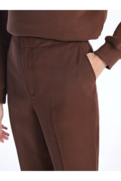 LC Waikiki Standard Fit Women's Trousers with Elastic Waist