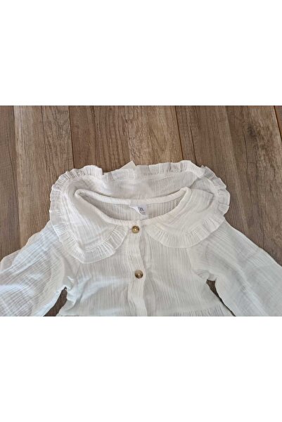 SARE TEKSTİL Collared Muslin Dress