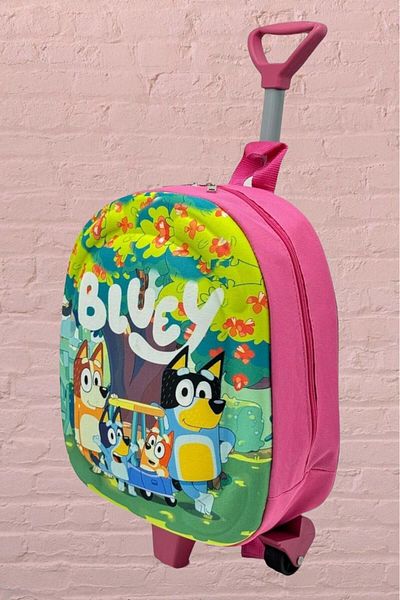 Uniquerrs Rucsac imprimat 3D Eva Color pentru fete - Geantă de școală cu roți pentru creșă