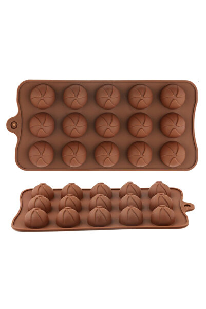 Getshopmini قالب سيليكون للشوكولاتة الكوكبية المستديرة - GT1257