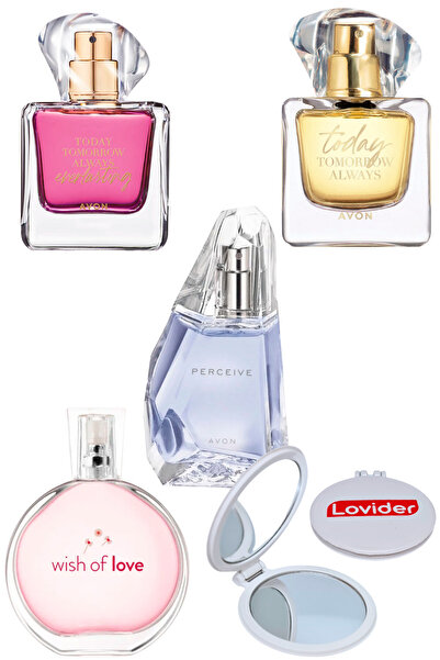 AVON Kadın Parfüm Seti; TTA Everlasting + Wish Of Love + Perceive + TTA Today...