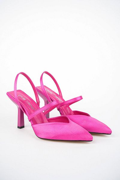 Buem Strapped Open Heel Daily Comfortable Heeled Shoes