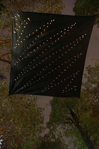 MAGICLEDCORNER Solar Led Işıklı Gölgelik Branda