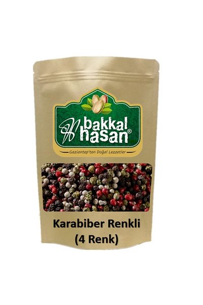 Bakkal Hasan Hasan Bakkal - 100 Gr Black Pepper Colored Grain (4 Colors)