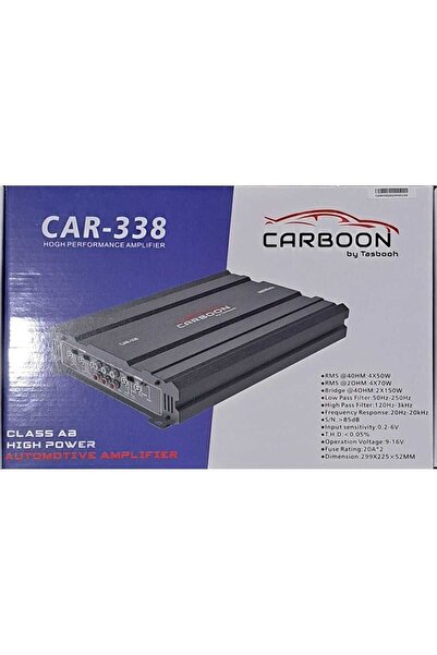 CARBOON -3000 Watt 4 Kanal Anfi