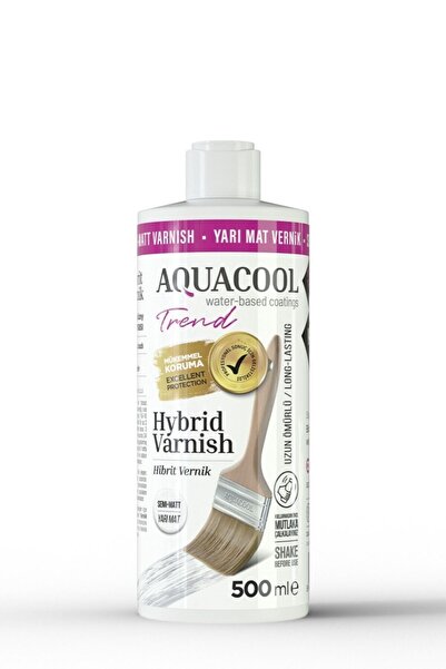 Aquacool Trend Hibrit Vernik Yarı Mat 500ml