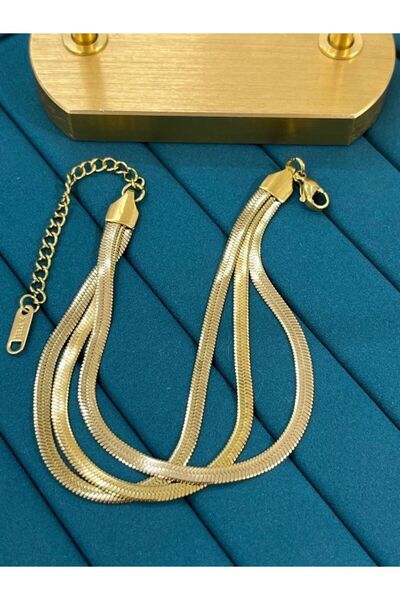 Accessories Çelik Gold Bileklik