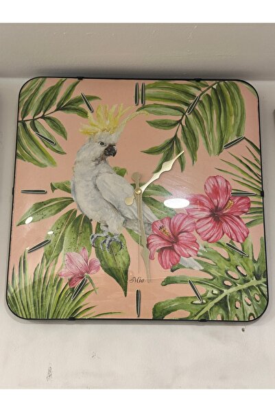 PLUS HOME ساعة مطبخ منقوشة