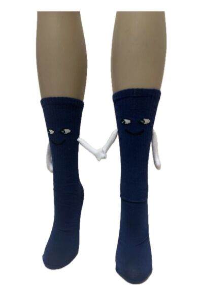 sanal çorap SANAL ÇORAP EL ELE TUTUŞAN MIKNATISLI KIZ VE ERKEK (UNİSEX) ÇORABI