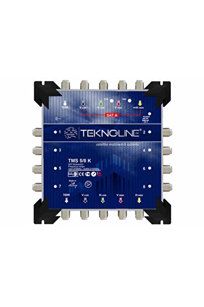 Teknolıne 5x8 Kaskatlı Multıswıtch Uydu Dağıtım Santralı