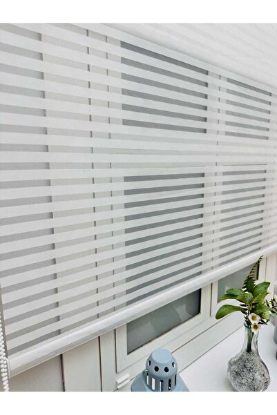 YAZAR HOME JALUZİ GÖRÜNÜMLÜ TÜL STOR PERDE - BERLİN