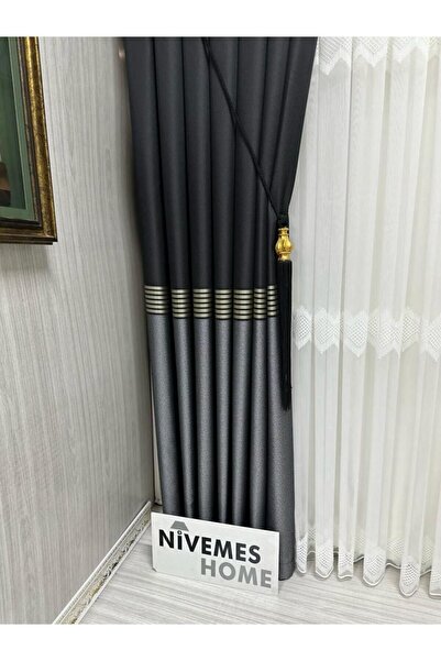NİVEMESHOME DOĞU FT671536 1/3 СИК ПИЛЕД ЗАВЕСА