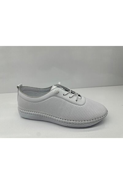 Tardelli حذاء نسائي من الجلد الأبيض بنعل لتقويم العظام - 7000-1