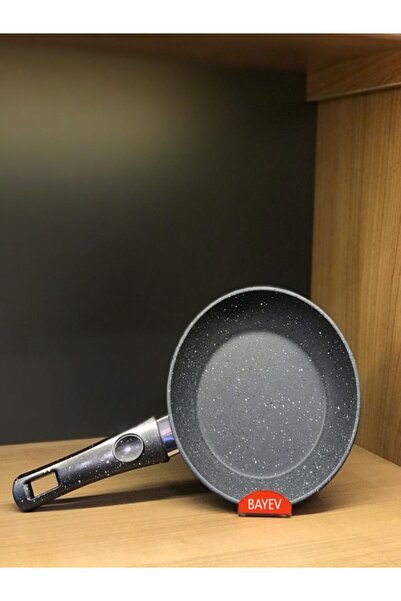 Bayev 18 Cm Granite Single Pan - Black Omelet and Breakfast Sauce Pan
