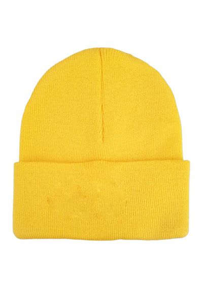 Ritagarcia Unisex Winter Yellow Folded Beret