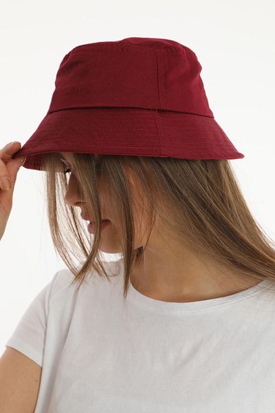 Ritagarcia Women's Fisherman Burgundy Bucket Hat
