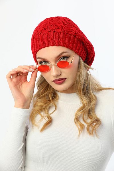 Ritagarcia Double Layer Red Women's Painter Beret