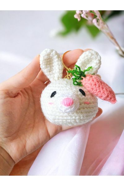 PERFECT Carrot Keychain and Rabbit Bag Ornament