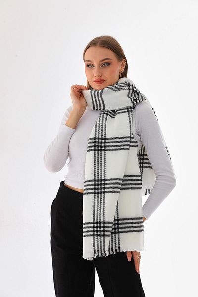 Ritagarcia Women's Soft Textured Plaid Scarf