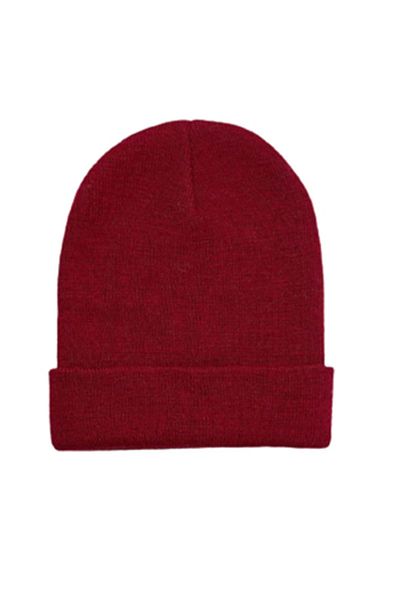 Ritagarcia Unisex Winter Red-black-burgundy Folded Beret Set of 3