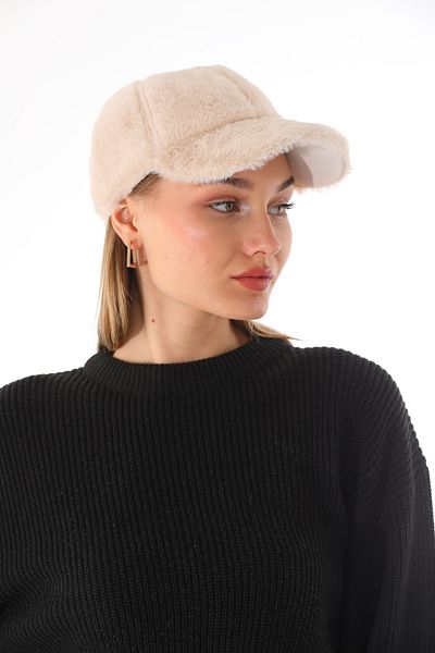Ritagarcia Plush Beige Hat
