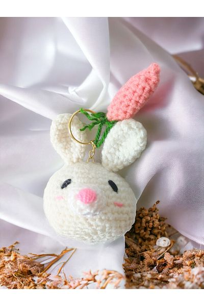 PERFECT Carrot Keychain and Rabbit Bag Ornament