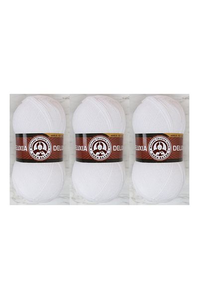 Ören Bayan Deluxia Hand Knitting Yarn 100Gr, 3 Pieces