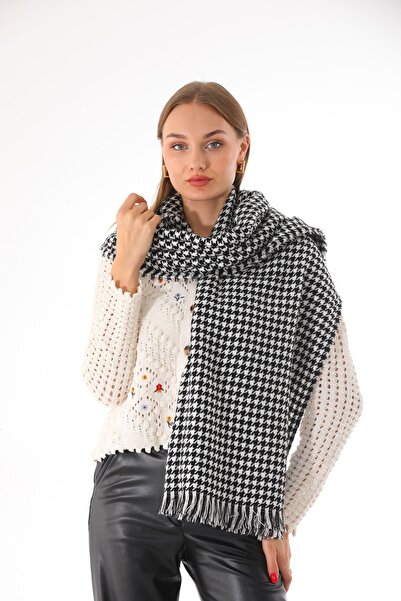 Ritagarcia Жіночий шарф з чорним візерунком