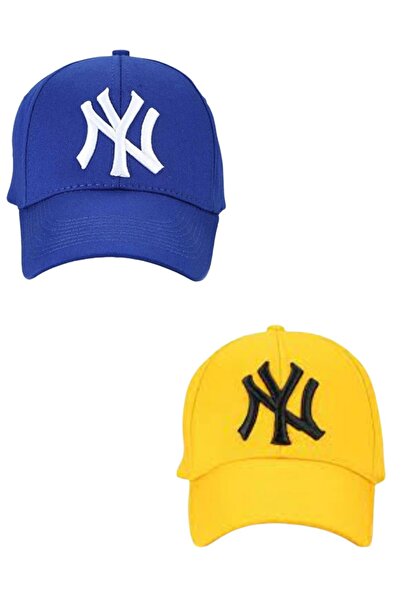 Ritagarcia Унісекс синя шапка-сапка з вишивкою Ny Комплект з 2 шт.