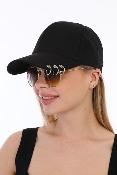 Ritagarcia Unisex Piercing Black Hat