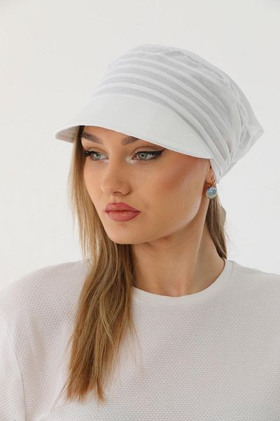 Ritagarcia Safari Tie-Up White Visor Bandana Visor
