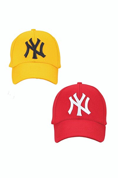 Ritagarcia Унісекс синя шапка-сапка з вишивкою Ny Комплект з 2 шт.