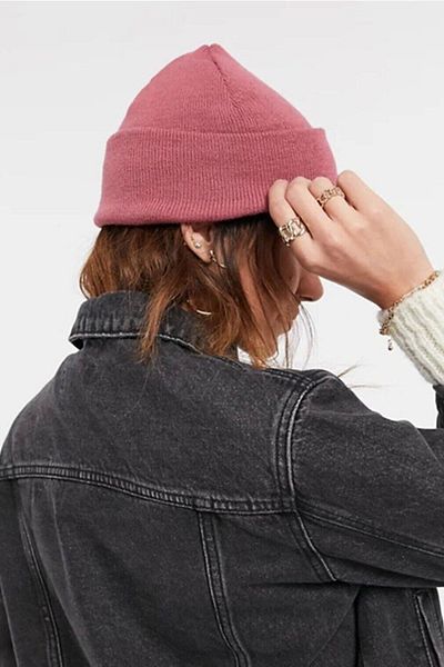 Ritagarcia Unisex Winter Rose Fold Beanie