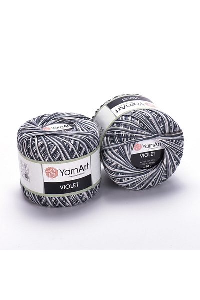 Yarnart Violet Melange - Μαρμάρινο, Mercerized Lace Marbled-509